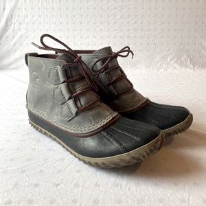 Sorel Waterproof Out N' About Leather Duck Boots